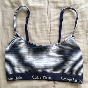 *rare* Striped CK Bralette